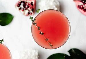 Cocktail of the Month: Pomegranate Kombucha Mimosa