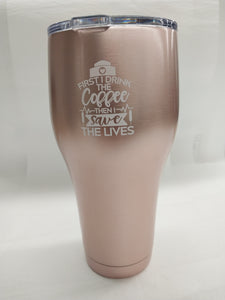 Coffee Then Lives Travel Mug